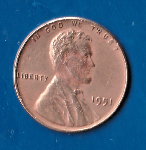 Münze usa 1 cent 1951 - 1,