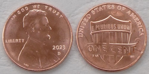 Usa cent lincoln 2023 - 2023, d
