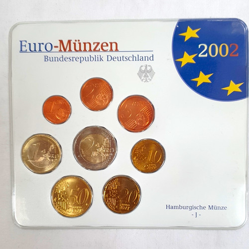 Brd euro kursmünzensatz 2002 - brd,
