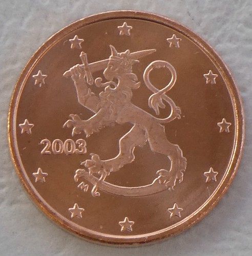 Cent kursmünze finnland - cent,