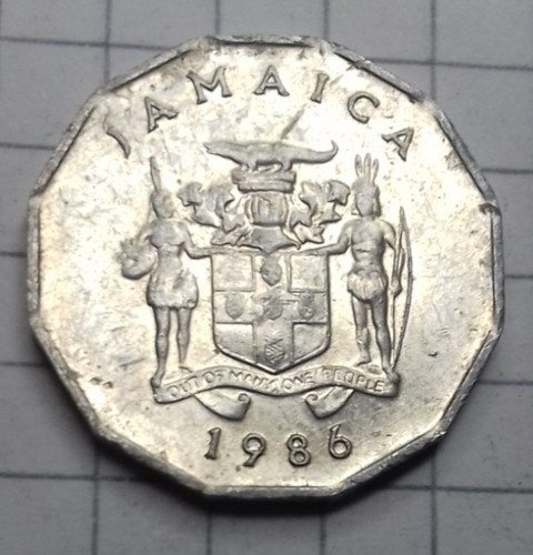 Jamaika cent 1986 2 - 1986, 2-4b