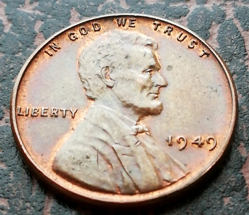 Cent 1949 münze usa - ,