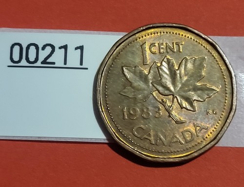 Eine kanadische cent - eine, 1-cent-münze