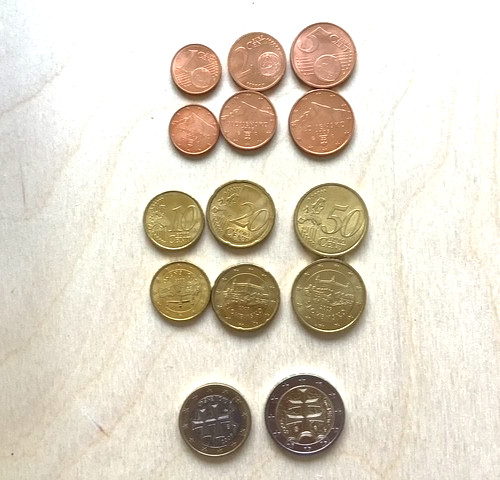 Slowakei euro kursmünzen 1 - slowakei,