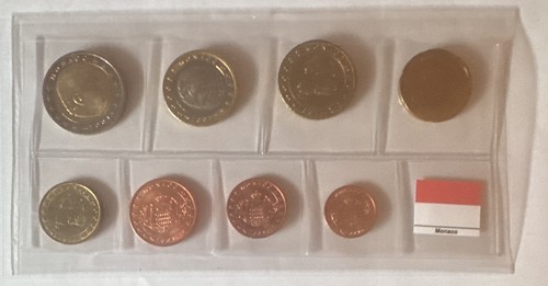 Monaco euro kursmünzensatz - monaco,
