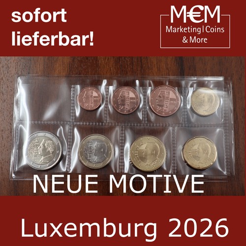 Luxemburg 2026 kursmünzensatz - luxemburg,