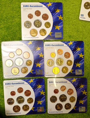 Zypern euro kursmünzen - zypern, set