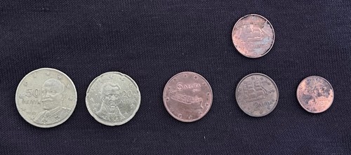 Euro cent münzen - münzen, set/lot