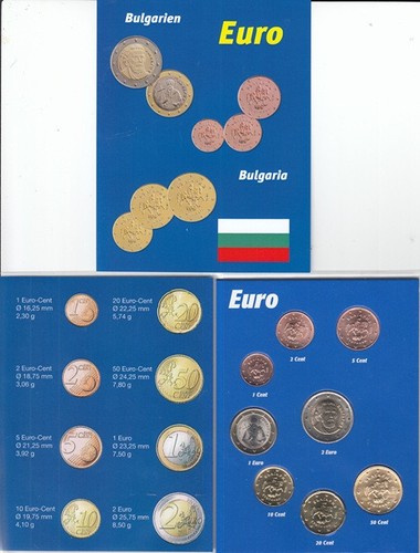 Bulgarien euro kursmünzen - euro,