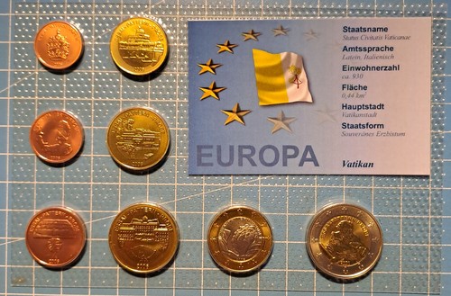 Euro probemünzen satz - probemünzen,