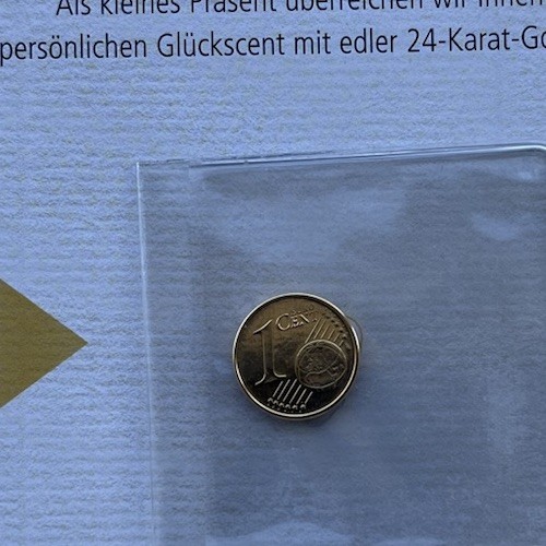 Cent münze glücksbringer - 1-cent, münze,